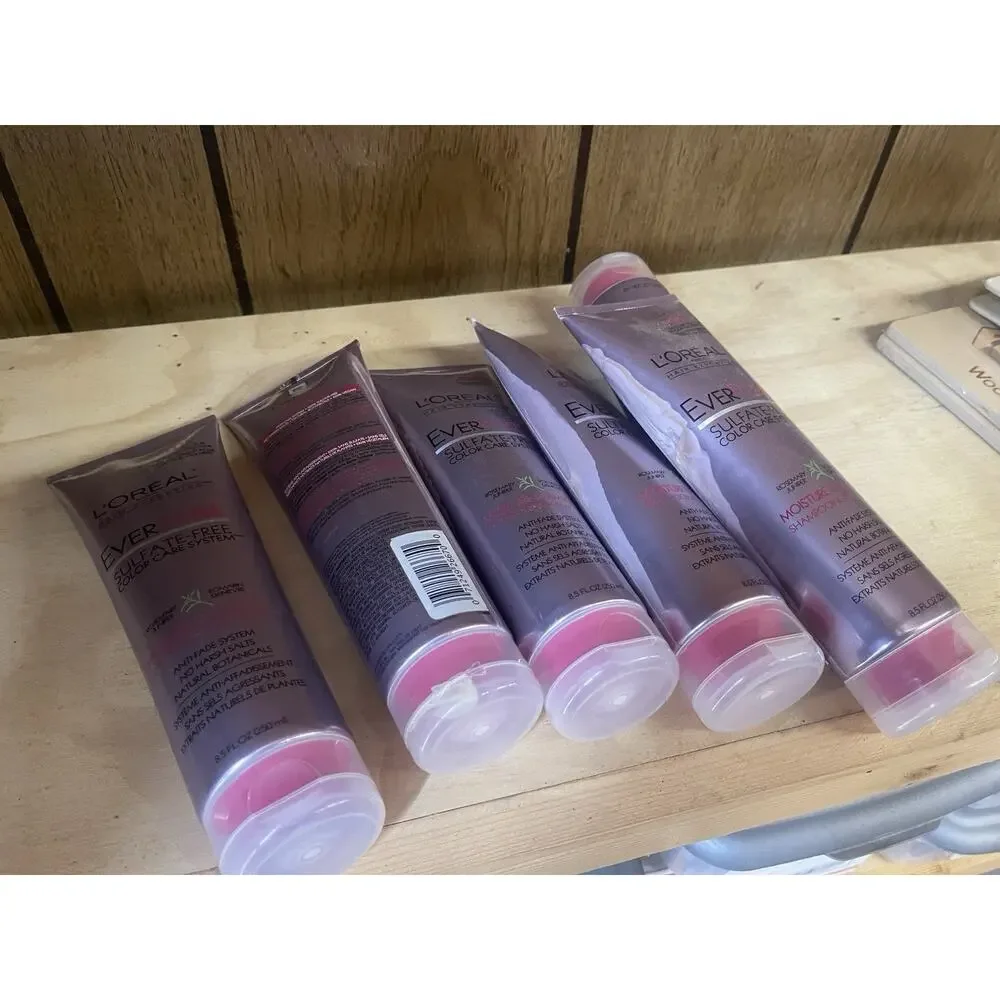 6x L'Oreal Ever Pure Sulfate Free Rosemary Moisture Shampoo 8.5oz (damage Bottle